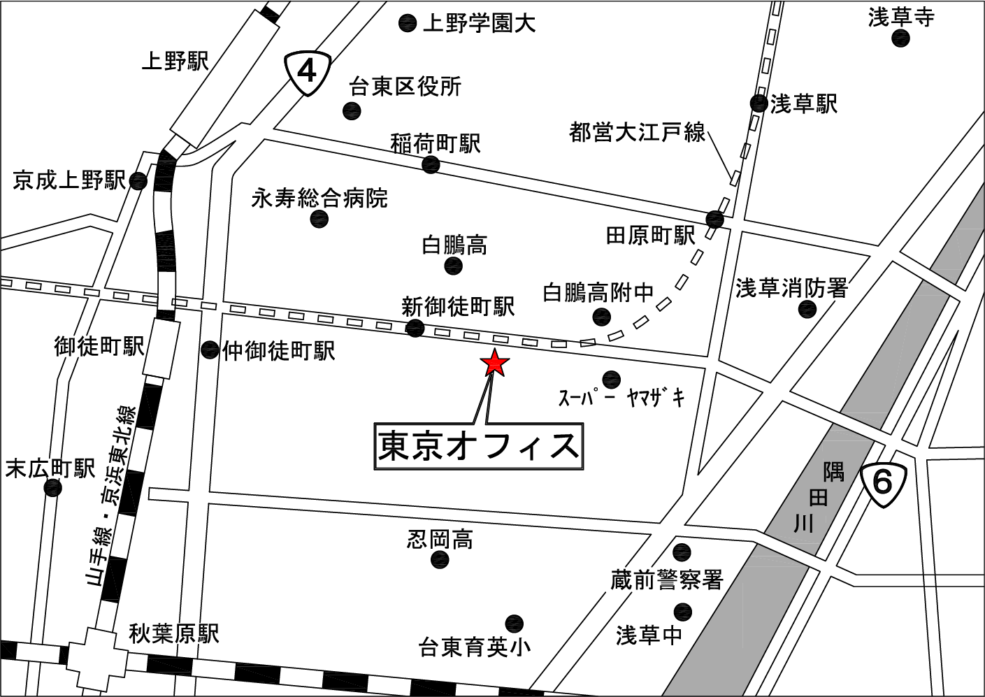 東京オフィス地図